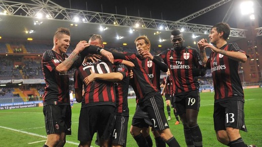 Milan, festa con Bacca. Sampdoria sconfitta e delusa