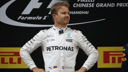F1, per Rosberg è fuga in lavagna