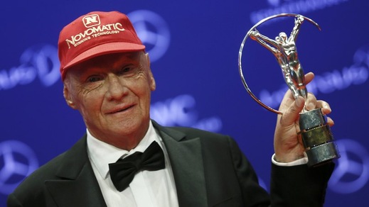 F1: Niki Lauda premiato ai Laureus Sport Awards