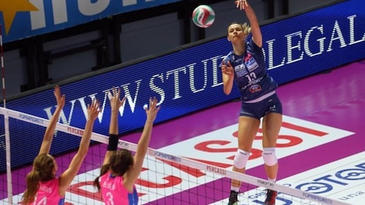 Volley: A1 Femminile, Gara 1 di semifinale, Piacenza vince a Bergamo