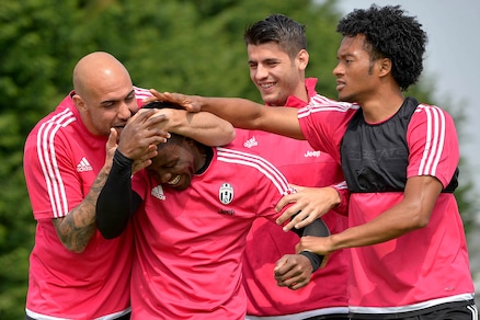 La Juventus si allena in vista della Fiorentina: Chiellini e Pereyra in gruppo