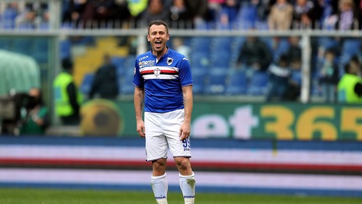 Serie A Sampdoria, Cassano out: non recupera per la Lazio