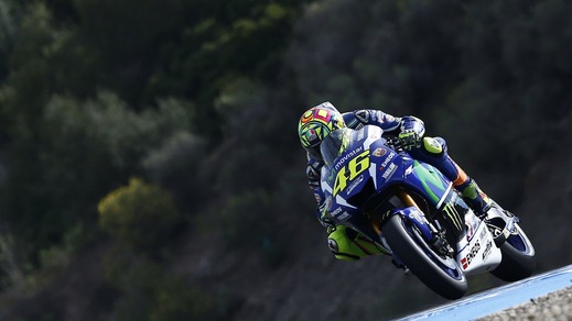 MotoGp Jerez: domina Lorenzo nelle libere, Rossi insegue