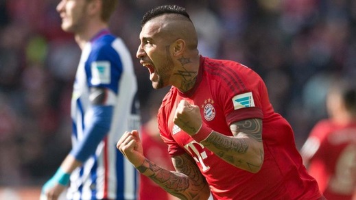 Bundesliga: Bayern, titolo a un passo. Vidal a segno