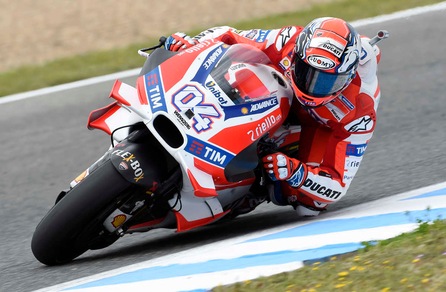 MotoGp, Dovizioso: «Buon lavoro, bene la seconda fila»