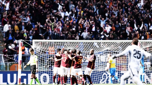 Roma, multa per cori contro Napoli e i napoletani