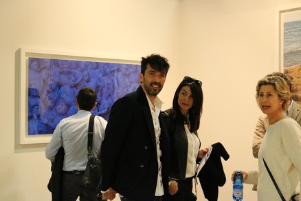 Buffon e la D'Amico a Mia Photo Fair