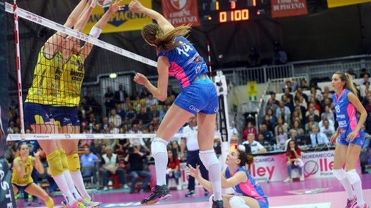 Volley: A1 Femminile, Piacenza non molla, vince Gara 3 e torna in corsa