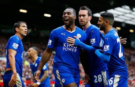 Manchester United-Leicester 1-1: il pari non basta per far esplodere la festa