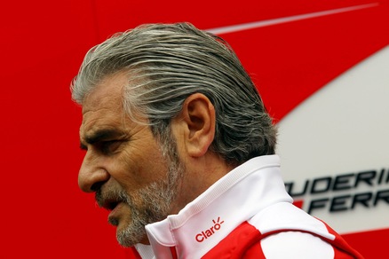 F1 Ferrari, Arrivabene: «Vettel partito bene, ma è stato preso in pieno»