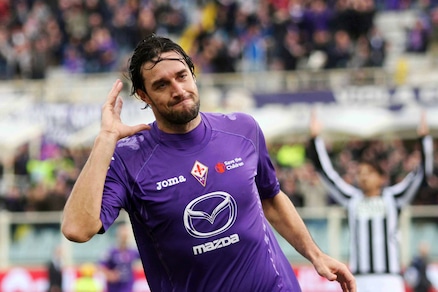 Luca Toni, il saluto del campione