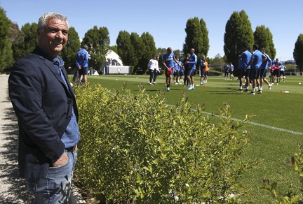 Inter, Beccalossi presente all'allenamento