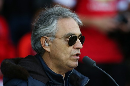 Bocelli sabato allo stadio del Leicester per celebrare Ranieri e i suoi ragazzi