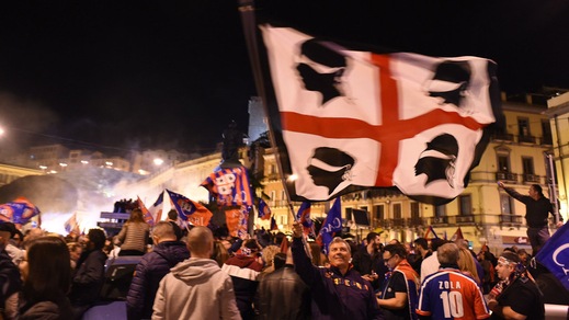 Serie A, il Cagliari è la nona squadra più amata d'Italia