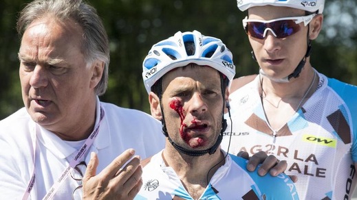 Giro d'Italia già finito per Jean Christophe Peraud