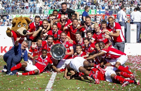 Eredivisie, la festa del Psv Eindhoven: nuovo campione d'Olanda