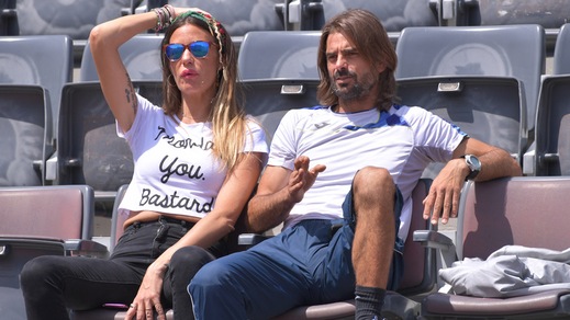 Alessia Fabiani guarda gli Internazionali di tennis