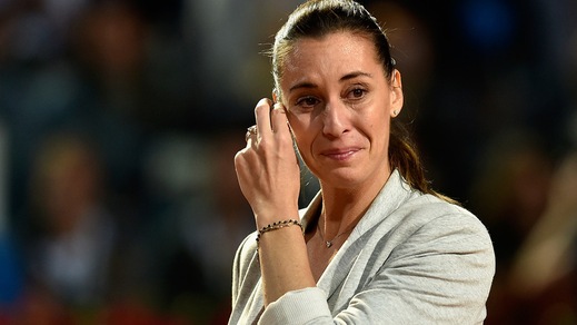 Internazionali Roma, Pennetta in lacrime nel giorno del suo tributo