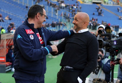 Serie A Roma, Spalletti elogia Sarri: «Ha portato qualcosa di nuovo»