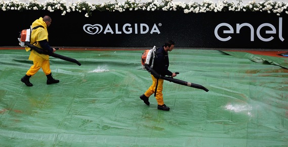 Internazionali, diluvia sul Foro Italico: tutti i match posticipati