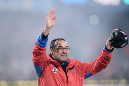 Napoli, Sarri: «Noi secondi, ma il pubblico è campione d'Italia»