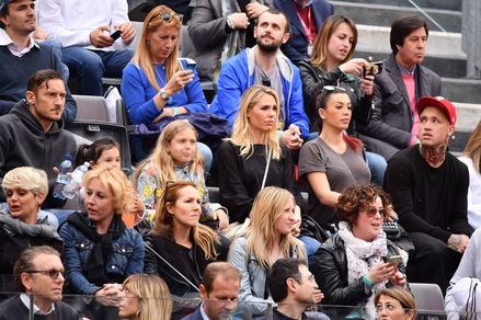 Internazionali, Totti e Nainggolan al Foro Italico con le famiglie