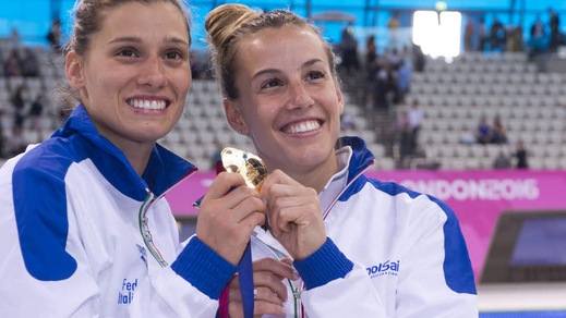 Tuffi, Europei trampolino sincro 3 metri: oro Cagnotto-Dallapè