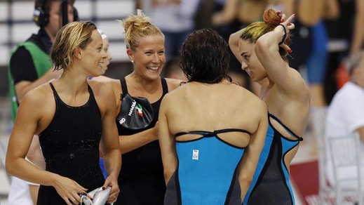 Europei di nuoto, due staffette d'argento