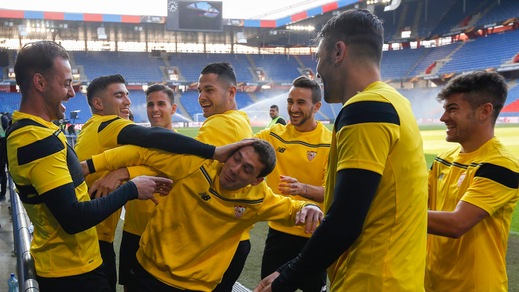 Siviglia, la finale non spaventa: quanti scherzi in allenamento!