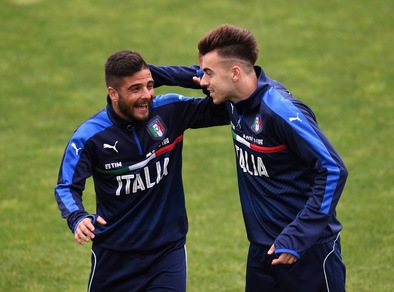Nazionale, che feeling tra El Shaarawy e Insigne a Coverciano