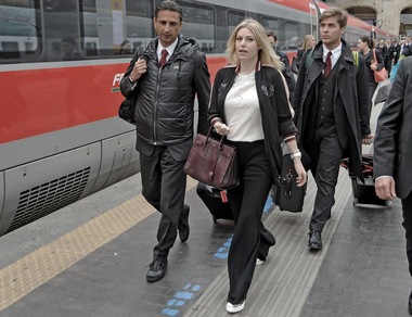 Coppa Italia, il Milan arriva a Roma. C'è anche Barbara Berlusconi