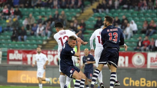 Bari-Trapani 1-2, granata inarrestabili