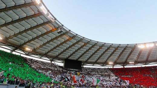 Coppa Italia, che coreografie all'Olimpico!