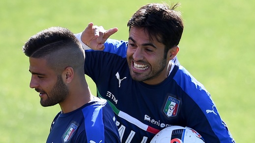 Italia, Eder burlone: che scherzo a Insigne durante l'allenamento!