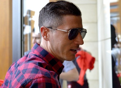 Lewandowski con la nazionale polacca: che stile!