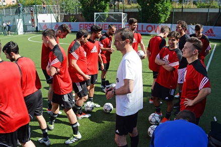 Juventus, per Allegri e Trezeguet lezione alla "Bomber Academy"