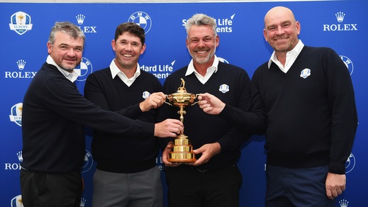 Golf, nominati i vice capitani della Ryder Cup 2016