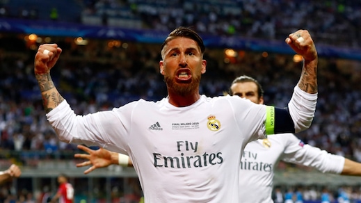 Champions League, Sergio Ramos nella storia: è il primo difensore a segnare due gol nelle finali