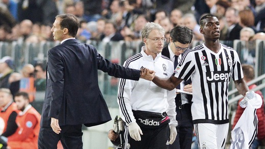 Juventus, Allegri: «Se resta Pogba? Speriamo...»