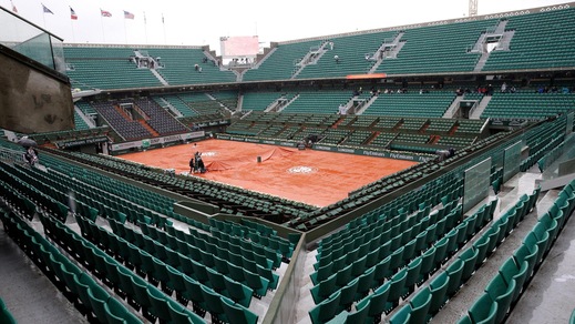 Tennis Roland Garros, la pioggia blocca il programma