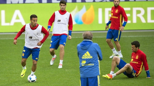 Euro 2016: ecco Morata a lavoro con la Spagna di Del Bosque