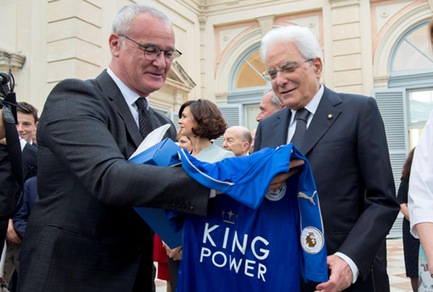 Ranieri incontra il Presidente della Repubblica