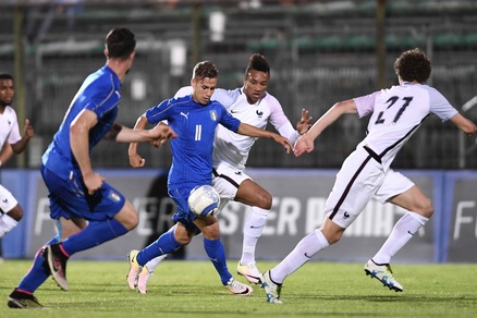Italia-Francia Under 21 0-1. Segna Cornet, palo di Grassi