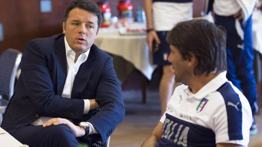 Euro 2016 Italia, Renzi a Coverciano dagli azzurri