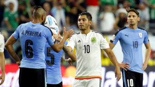 Coppa America: Messico-Uruguay 3-1, ko all'esordio