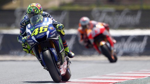 MotoGp Yamaha, Rossi: «Nuovo telaio è ok»