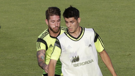 Sergio Ramos dà un taglio...a Morata