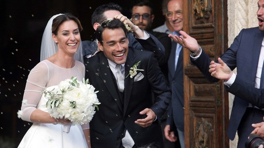 Pennetta-Fognini, quante stelle dello sport alle nozze!