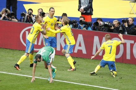 Euro 2016, Irlanda-Svezia 1-1: Ibrahimovic non basta