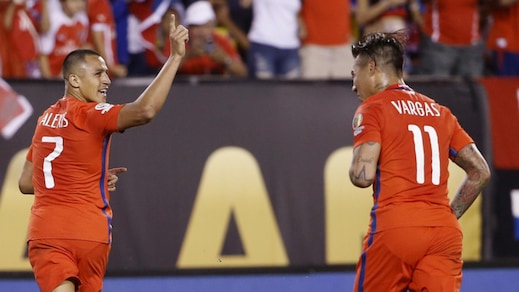 Coppa America, il Cile vola ai quarti con Sanchez-Vargas show